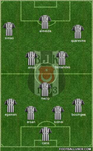 Besiktas JK Formation 2011