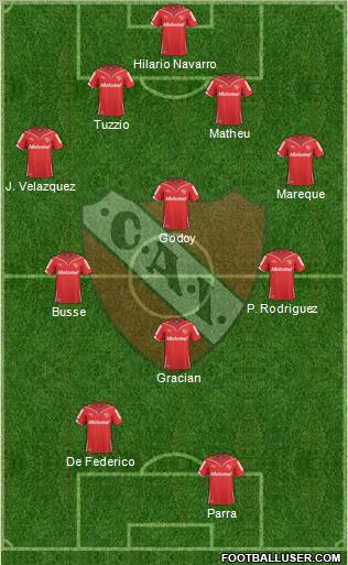 Independiente Formation 2011