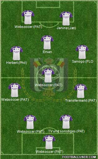 RSC Anderlecht Formation 2011