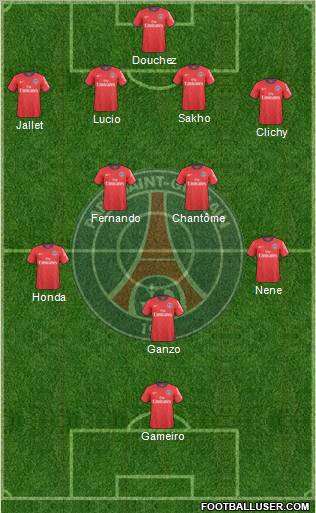 Paris Saint-Germain Formation 2011