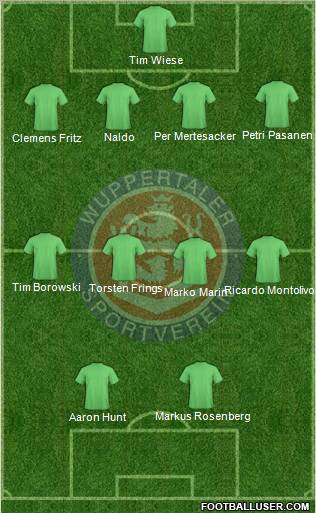 Wuppertaler SV Borussia Formation 2011