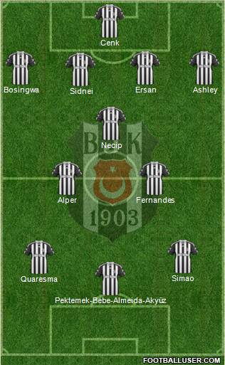 Besiktas JK Formation 2011