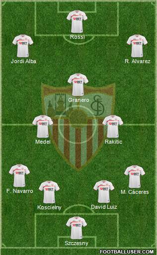 Sevilla F.C., S.A.D. Formation 2011