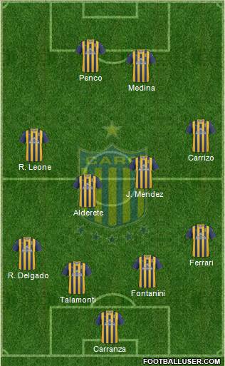 Rosario Central Formation 2011