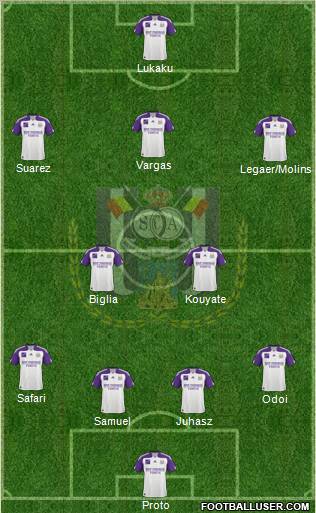 RSC Anderlecht Formation 2011