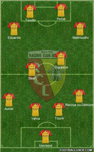 Racing Club de Lens Formation 2011
