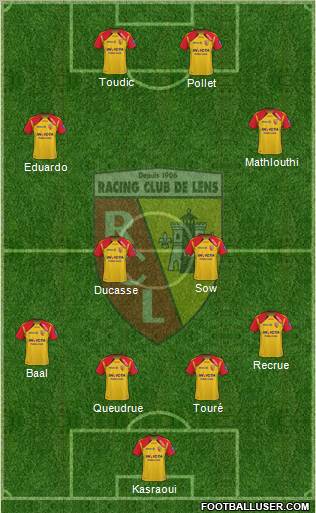 Racing Club de Lens Formation 2011