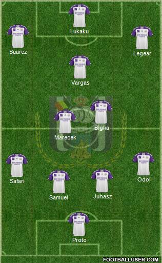 RSC Anderlecht Formation 2011