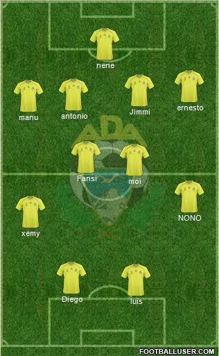 A.D. Alcorcón football formation