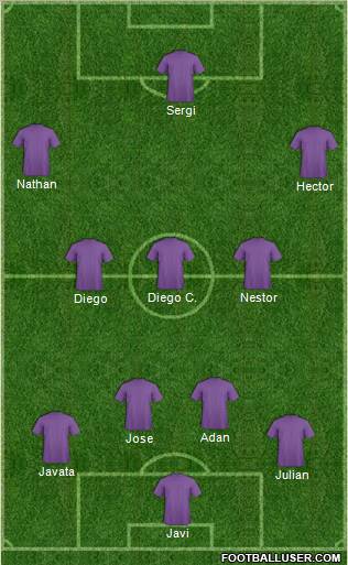 Pro Evolution Soccer Team Formation 2011