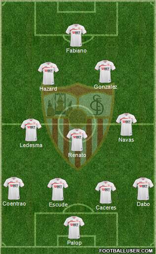 Sevilla F.C., S.A.D. Formation 2011