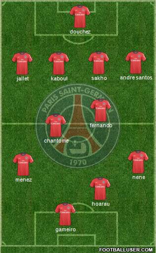 Paris Saint-Germain Formation 2011