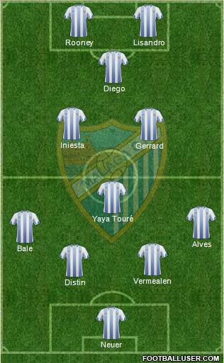 Málaga C.F., S.A.D. Formation 2011