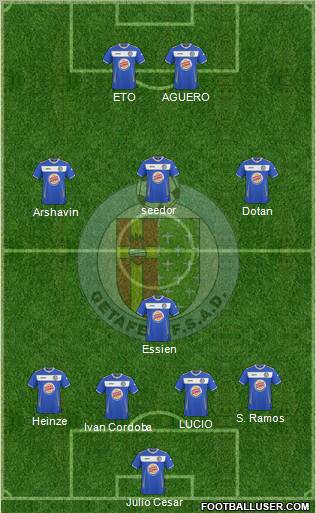 Getafe C.F., S.A.D. Formation 2011