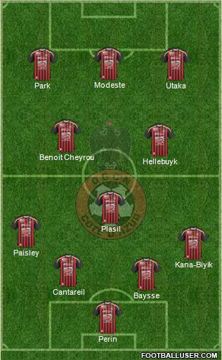 OGC Nice Côte d'Azur football formation