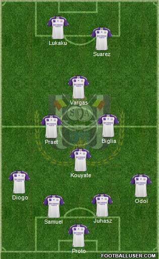 RSC Anderlecht Formation 2011