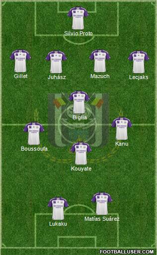 RSC Anderlecht Formation 2011