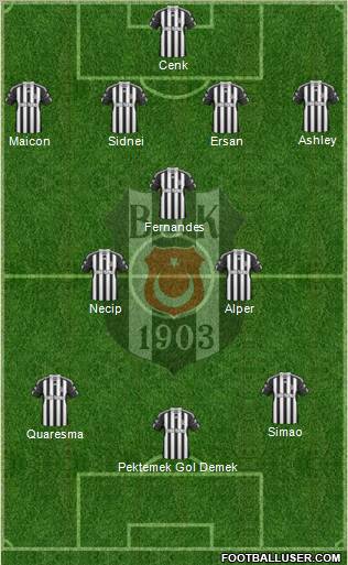 Besiktas JK Formation 2011
