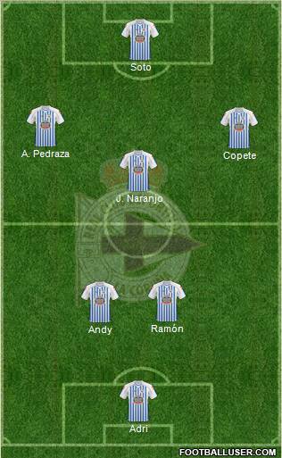 R.C. Deportivo de La Coruña S.A.D. Formation 2011