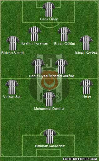 Besiktas JK Formation 2011