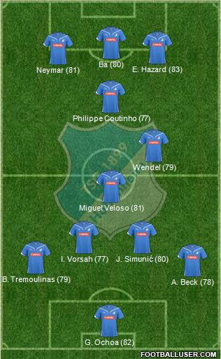 TSG 1899 Hoffenheim Formation 2011