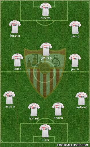 Sevilla F.C., S.A.D. Formation 2011