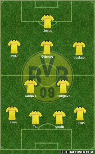 Borussia Dortmund Formation 2011