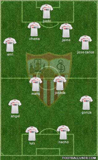Sevilla F.C., S.A.D. Formation 2011