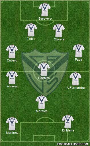 Vélez Sarsfield Formation 2011