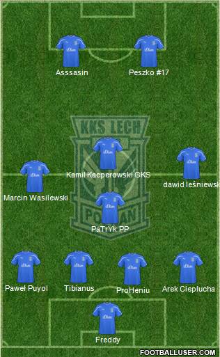 Lech Poznan Formation 2011