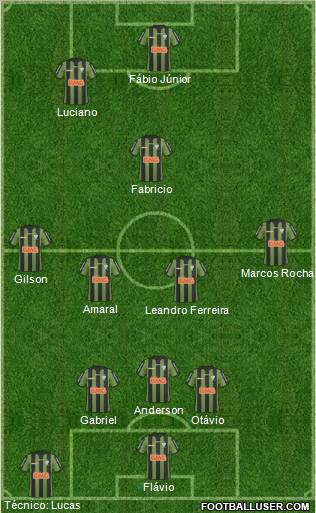 América FC (MG) Formation 2011