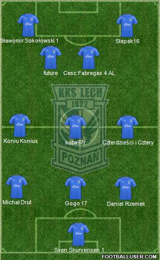 Lech Poznan Formation 2011