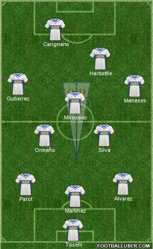 CD Universidad Católica Formation 2011