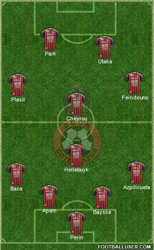 OGC Nice Côte d'Azur football formation