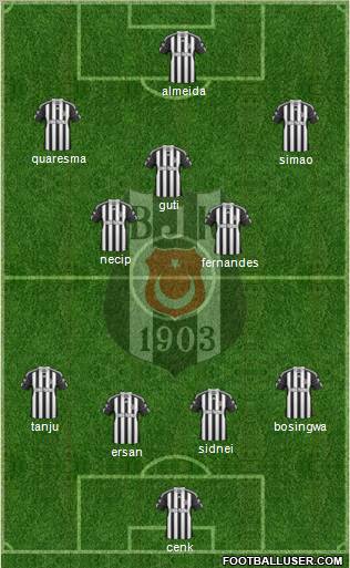 Besiktas JK Formation 2011