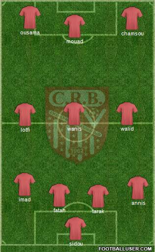 Chabab Riadhi Belouizdad football formation