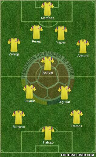 Colombia Formation 2011