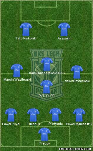 Lech Poznan Formation 2011