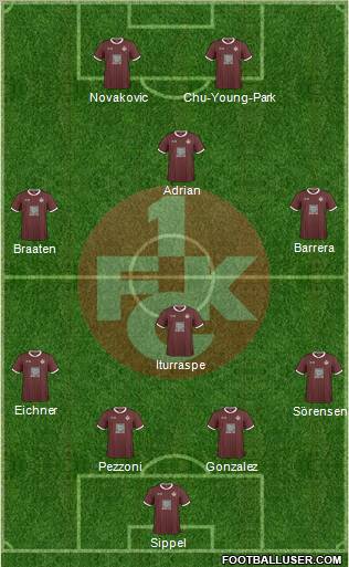 1.FC Kaiserslautern Formation 2011
