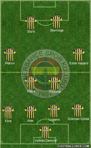 Fenerbahçe SK Formation 2011
