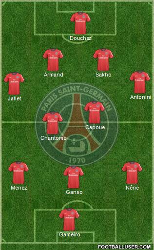 Paris Saint-Germain Formation 2011