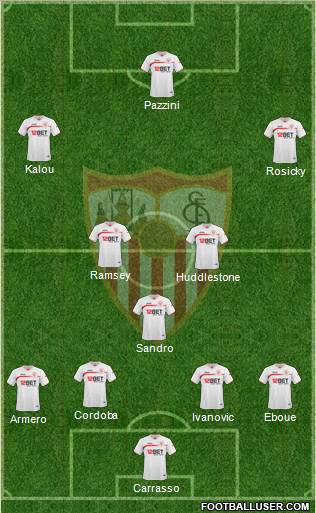 Sevilla F.C., S.A.D. Formation 2011