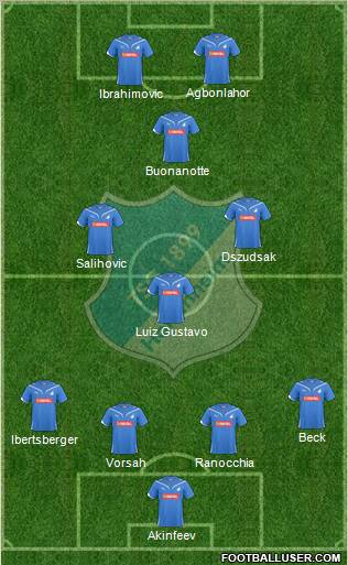 TSG 1899 Hoffenheim Formation 2011