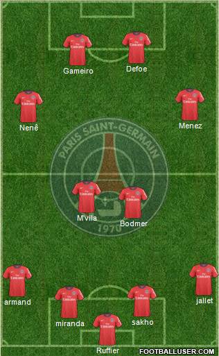 Paris Saint-Germain Formation 2011