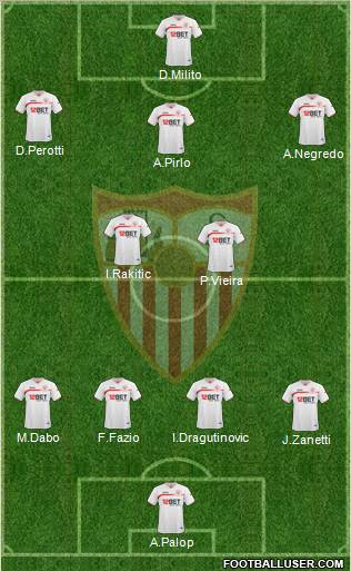 Sevilla F.C., S.A.D. Formation 2011