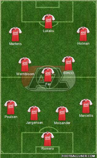 AZ Alkmaar Formation 2011