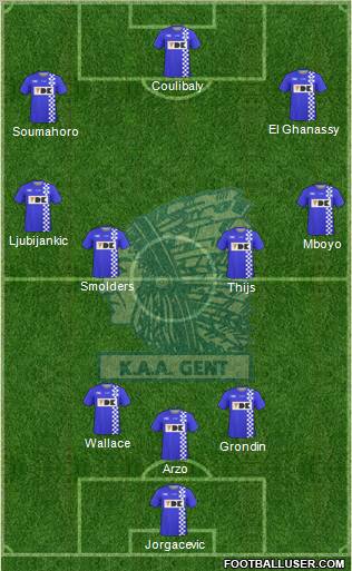 KAA Gent Formation 2011