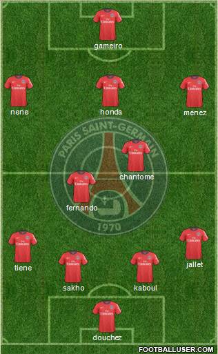 Paris Saint-Germain Formation 2011