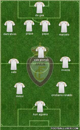 Real Jaén C.F. Formation 2011