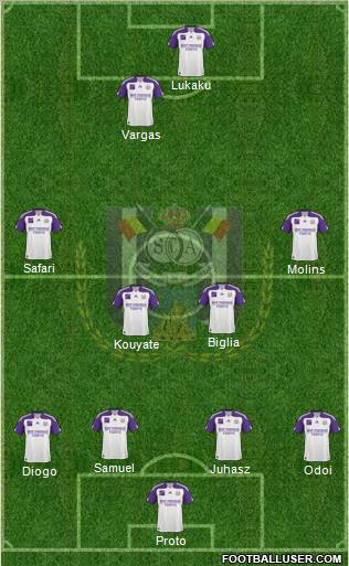 RSC Anderlecht Formation 2011